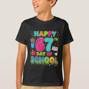 Student Sechs Sieben Trend 67 Frohen 67. Tag Der S T-Shirt