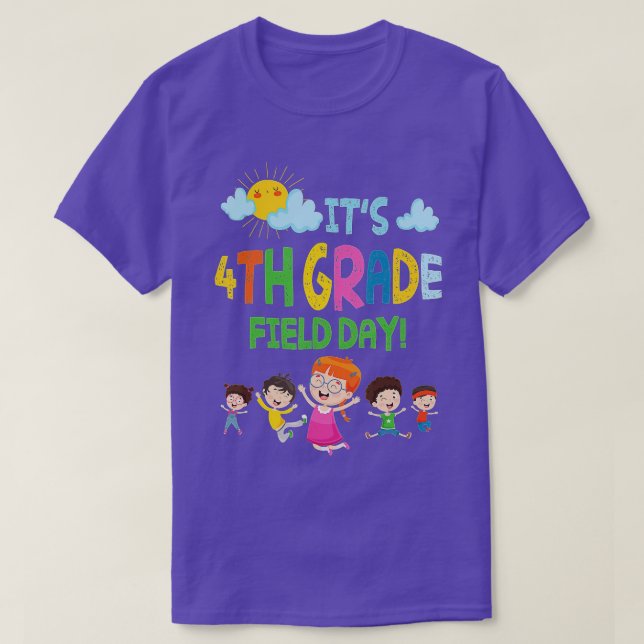 Student Senior It's 4th Grade Field Day Class of s T-Shirt (Design vorne)