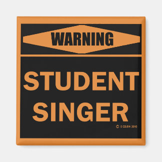 Student Singer Magnet