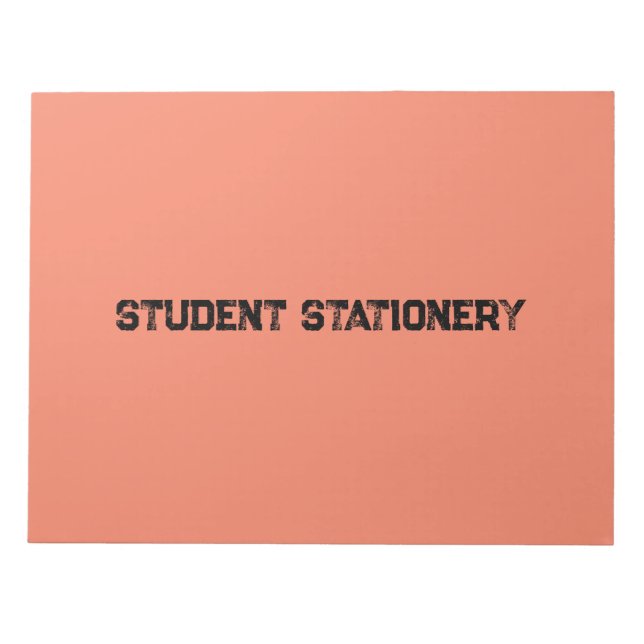 Student Stationery erstellen Sie Ihr eigenes TextN Notizblock (Vorderseite)