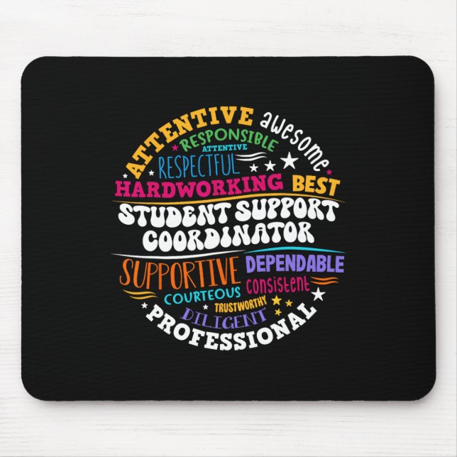 Student Support Coordinator Appreciation Day Back  Mousepad (Vorne)