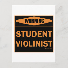 Student Violinist Postkarte