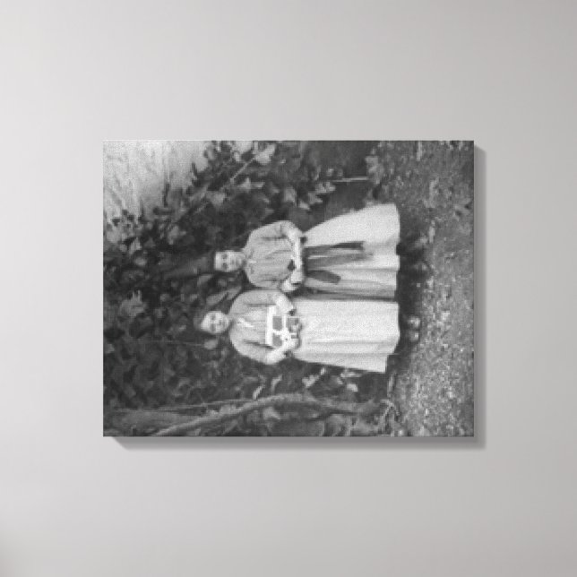 Studenten an der Kunstschule für Mädchen in der Tü Leinwanddruck (Vorderseite)