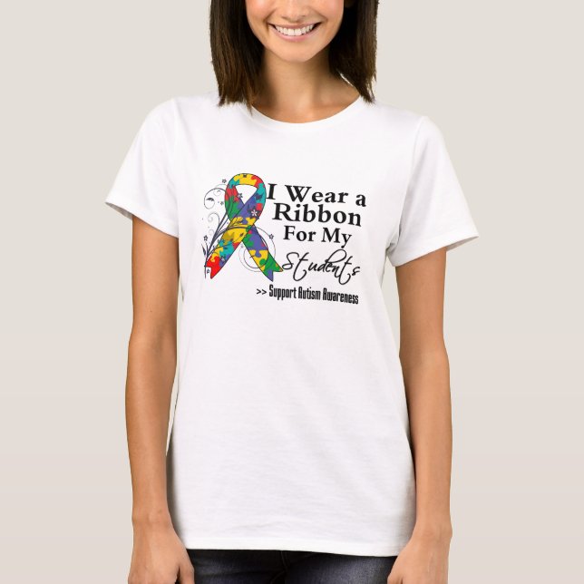 Studenten - Autismus-Band T-Shirt (Vorderseite)