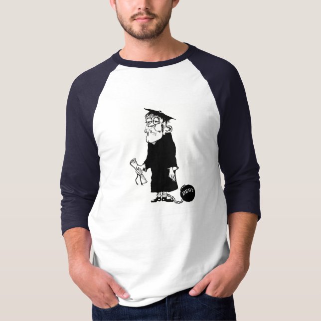 Studenten-Darlehens-Schulden T-Shirt (Vorderseite)