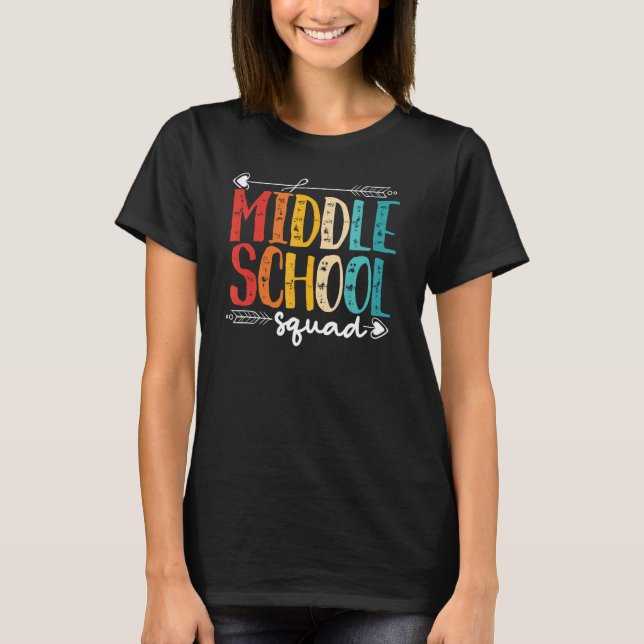 STUDENTEN DER MITTELSCHULE T-Shirt (Vorderseite)