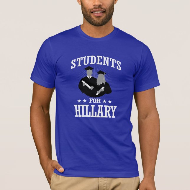 STUDENTEN FÜR HILLARY T-Shirt (Vorderseite)