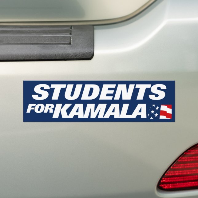 Studenten für Kamala Harris 2024 Autoaufkleber (Auf Auto)