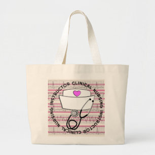 Studenten-Krankenschwester-klinische Lehrer-Tasche Jumbo Stoffbeutel