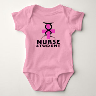 STUDENTEN-ROSA DER KRANKENSCHWESTER-(ZUKUNFT) BABY STRAMPLER