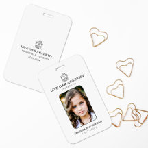 Studentenausweis Abzeichen | MINIMALISTISCH