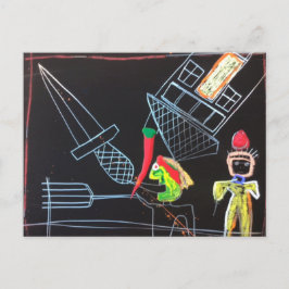 Studentenkäufer Postkarte