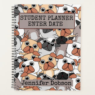 Studentenplaner mit Hintergrund für den Mops des C Planer