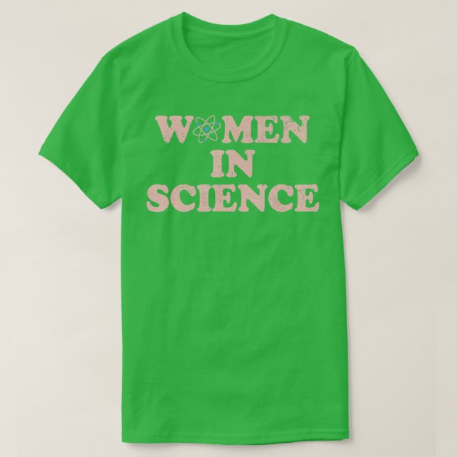 Studentin für Vintage Chemie T-Shirt (Design vorne)