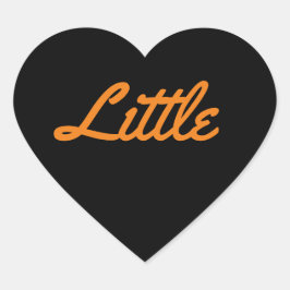 Studentinnenverbindung Little Halloween Herz-Aufkleber