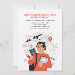 Studie Abroad Abarewell Party Einladung