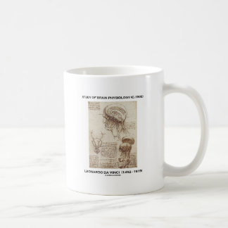 Studie der Gehirn-Physiologie (Leonardo da Vinci Tasse