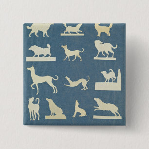 Studie der Hunde Button