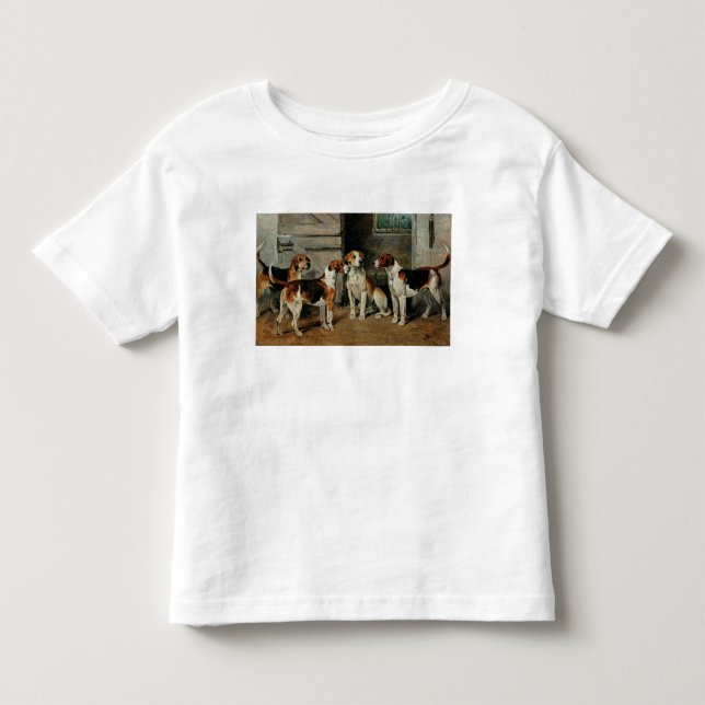 Studie der Jagdhunde Kleinkind T-shirt (Vorderseite)
