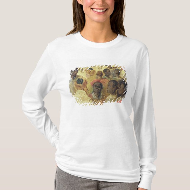 Studie der maurischen Köpfe T-Shirt (Vorderseite)