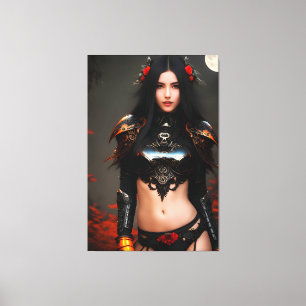 Studie der Wilden Rose 2083 Leinwanddruck