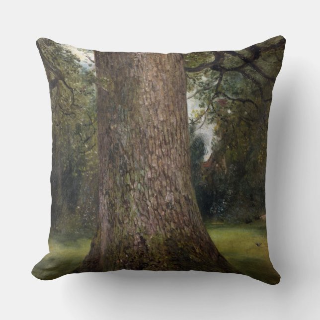 Studie des Stammes eines Ulmen-Baums, c.1821 (Öl Kissen (Vorderseite)