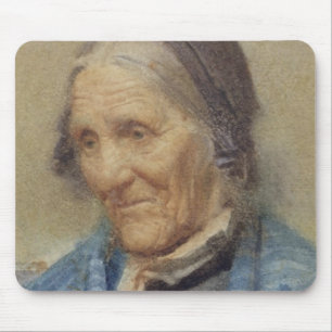 Studie einer alten Frau, 1912 (w/c auf Papier) Mousepad