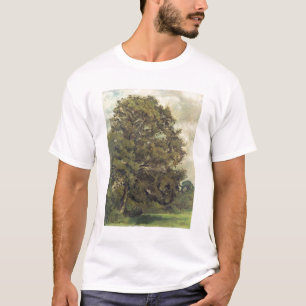 Studie einer Esche, c.1851 (Öl auf Papier auf T-Shirt
