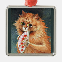 Studie einer Ingwer-Katze von Louis Wain
