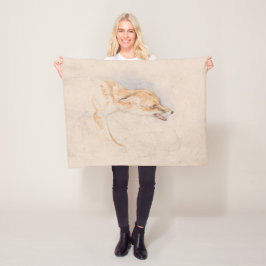 Studie eines Crouching Fox (von John Frederick Lew Fleecedecke