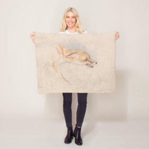 Studie eines Crouching Fox (von John Frederick Lew Fleecedecke