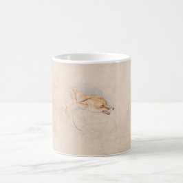 Studie eines Crouching Fox (von John Frederick Lew Kaffeetasse
