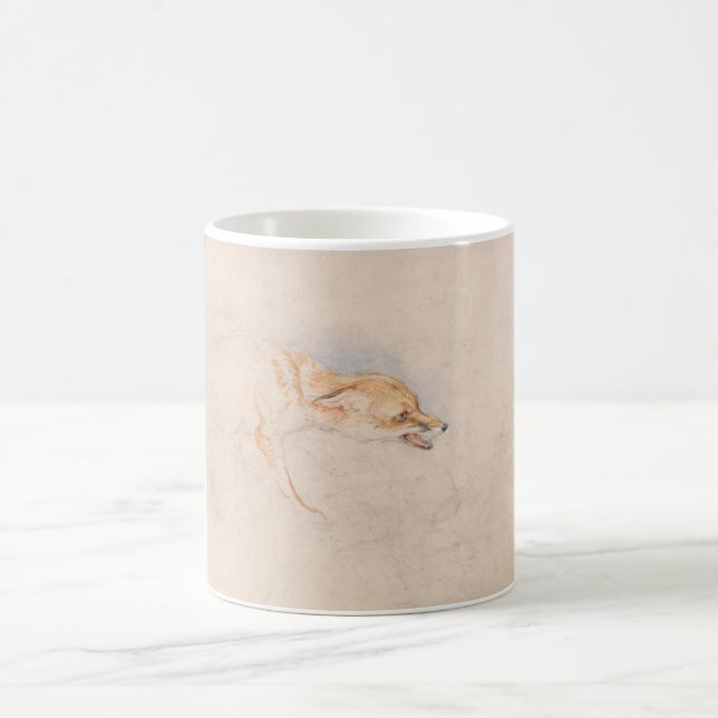 Studie eines Crouching Fox (von John Frederick Lew Kaffeetasse (Mittel)