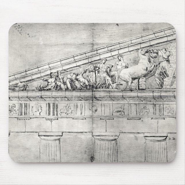 Studie eines Giebels vom Parthenon Mousepad (Vorne)