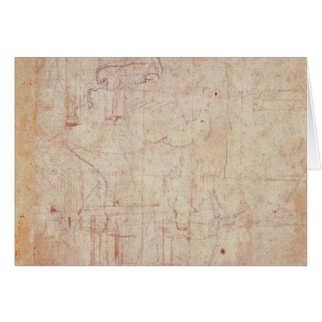 Studie eines Kopfes, 1525-26 (Vorderseite (Horizontal))