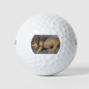 Studie eines Löwen (von Edwin Henry Landseer) Golfball