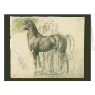 Studie eines Pferdes von Edgar Degas, Vintage Fine