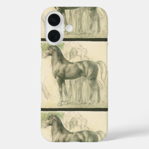Studie eines Pferdes von Edgar Degas, Vintage Fine iPhone 16 Hülle