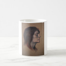 Studie eines weiblichen Leiters (von Evelyn De Mor Kaffeetasse