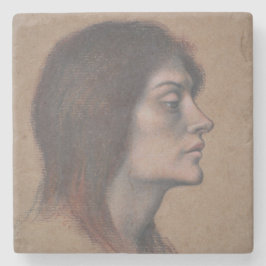 Studie eines weiblichen Leiters (von Evelyn De Mor Steinuntersetzer