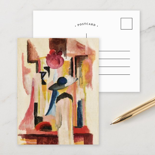 Studie für das Fenster "Bright Shop" | August Mack Postkarte (Von Creator hochgeladen)