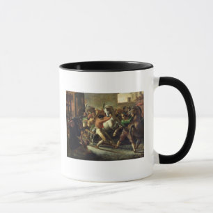 Studie für das Rennen der barbarischen Pferde, Tasse
