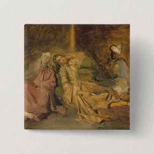 Studie für den Innenraum eines Harems Button