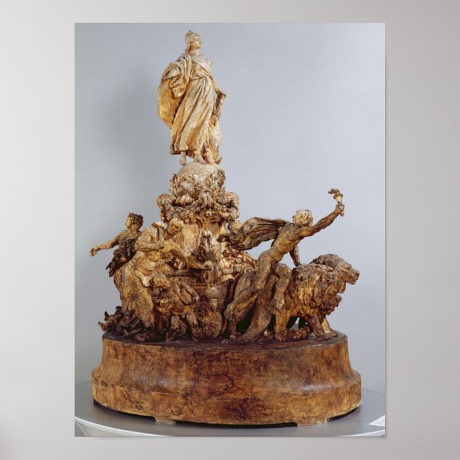 Studie für den Triumph der Republik Poster (Vorne)