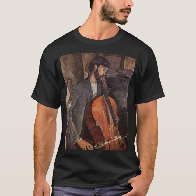 Studie für die Cellist Amedeo Modigliani T-Shirt (Vorderseite)