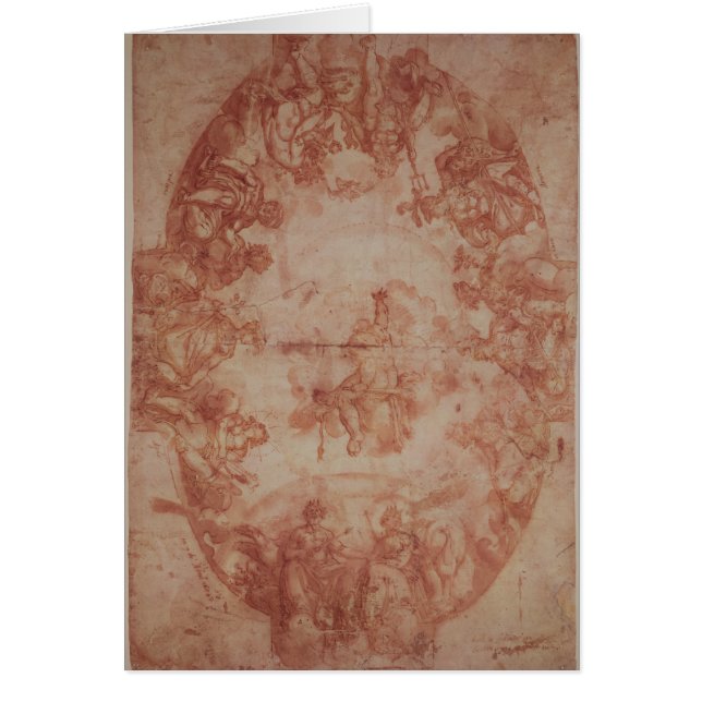 Studie für die Decke des Casa de Pilatos (Vorne)