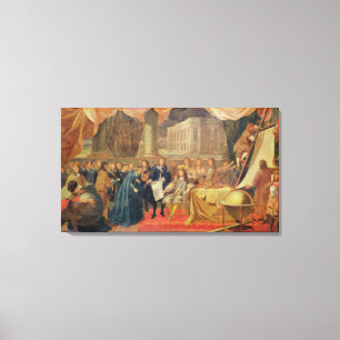 Studie für die Einrichtung des Academie Leinwanddruck