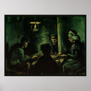 Studie für Die Kartoffelesser von Vincent van Gogh Poster