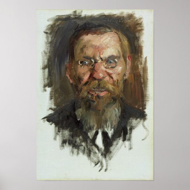 Studie für ein Portrait von Professor Dr. Eduard Poster (Vorne)
