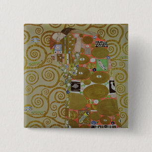 Studie für Erfüllung, c.1905-09 (w/c u. Gold auf Button